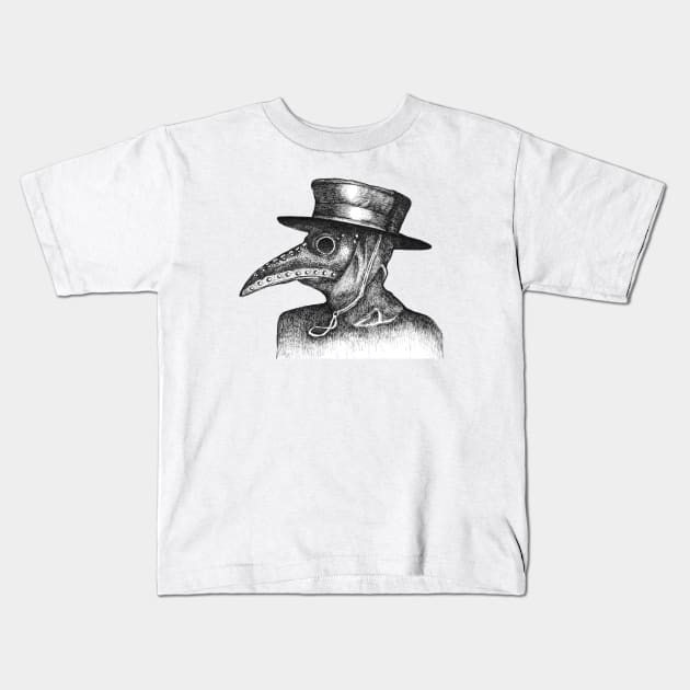 The Doctor Will See You Now - Cool Plague Doctor T-Shirt Kids T-Shirt by Squidoodle